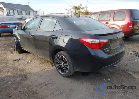 2015 Toyota Corolla S Plus z USA, uszkodzony, nr VIN 2T1BURHE0FC381879